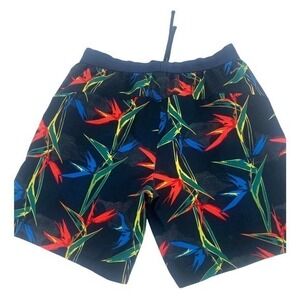 Russell Swimming Running Workout Shorts Men's Large‎ Bird of Paradise Tropical